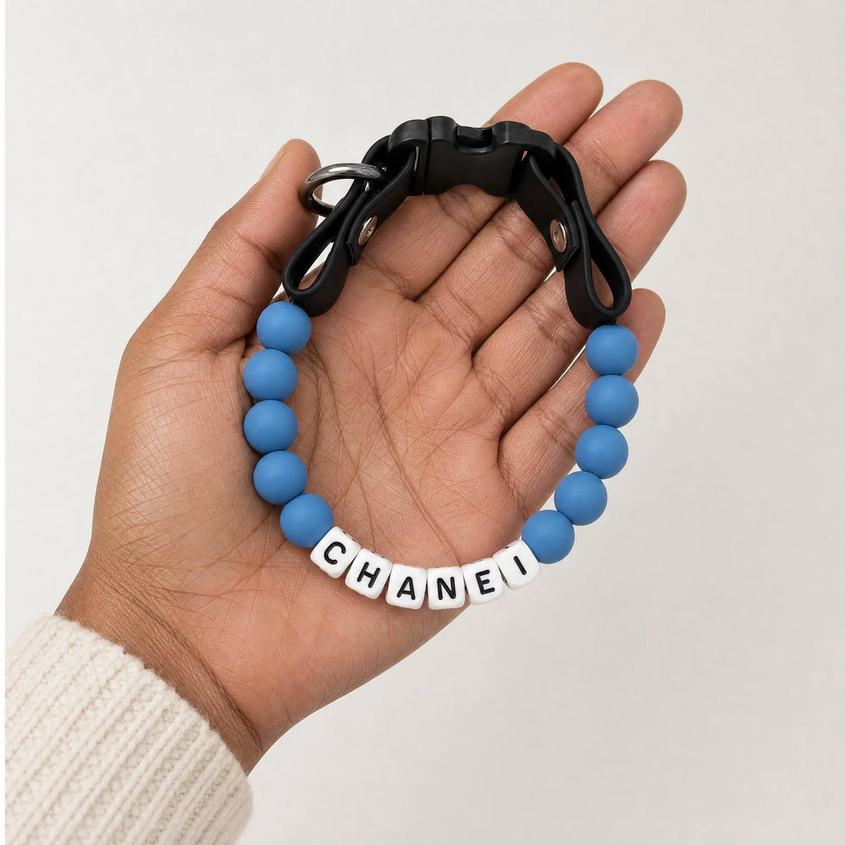 Personalized Pet Name Collar — Custom Beaded Collar for Dogs & Cats