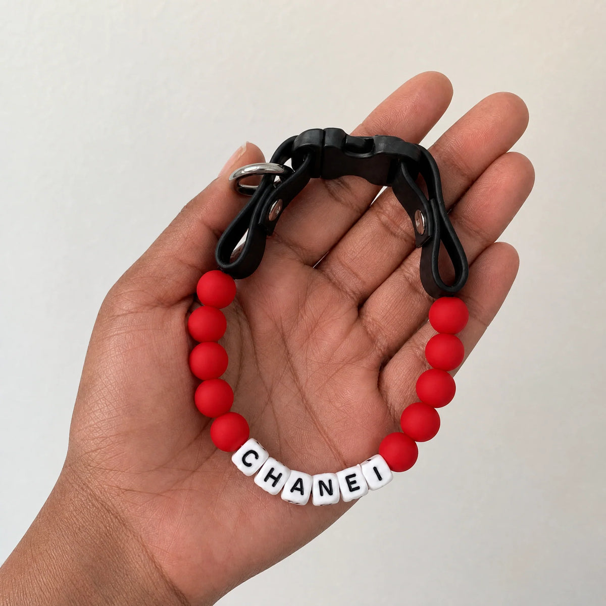 Personalized Pet Name Collar — Custom Beaded Collar for Dogs & Cats